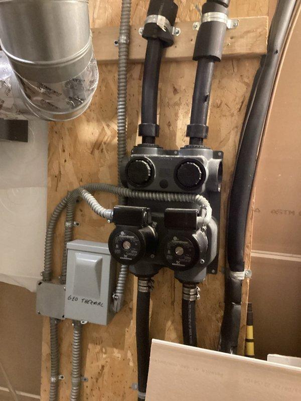 Performed comprehensive geothermal system maintenance including complete tune-up of both main level and upper level furnaces. Conducted thorough inspection of all components including heat exchangers (noting rust/degradation in primary exchanger), burners, safety switches, gas pressures, and combustion air systems. Verified proper operation of the geothermal heat pump, checked refrigerant levels, inspected wiring connections, and confirmed all systems functioning within normal parameters.