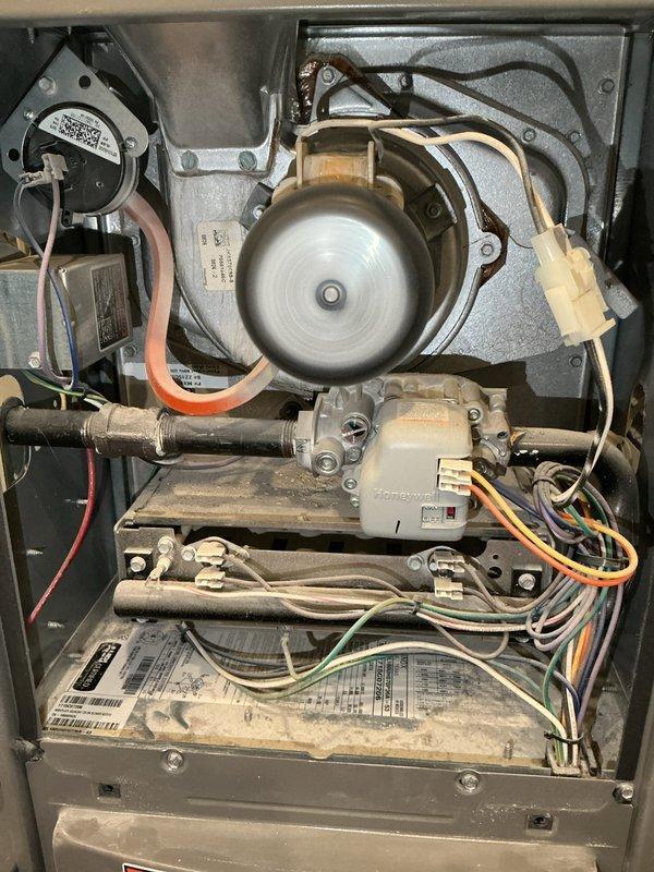 Performed furnace inspection on newly purchased home. Identified and replaced failing flame sensor, ignitor, and inducer motor while conducting electrical measurements and system diagnostics on the blower assembly and control board components.