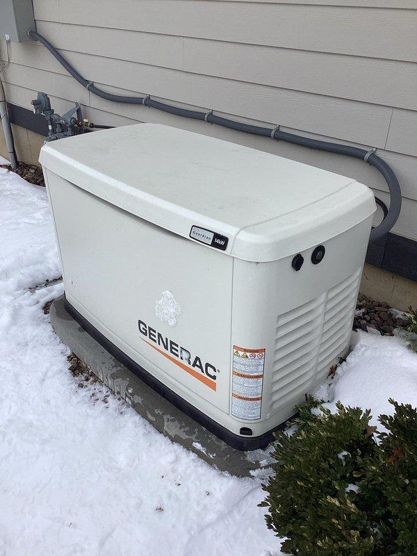 Responded to service call for Generac generator that would not start. Diagnosed issue with gas regulator, installed Maxi cap on top of regulator and bled out gas line to restore proper flow. Successfully tested generator after repair, confirming unit now starts and operates correctly. Will monitor for recurrence of issue.