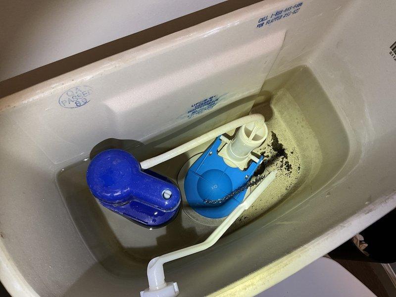 Responded to customer complaint of constantly running toilet in master bathroom. Diagnosed issue with incorrect style flapper installed in Gerber toilet. Replaced with appropriate Gerber brand flapper, resolving the continuous running problem and restoring proper flush functionality.