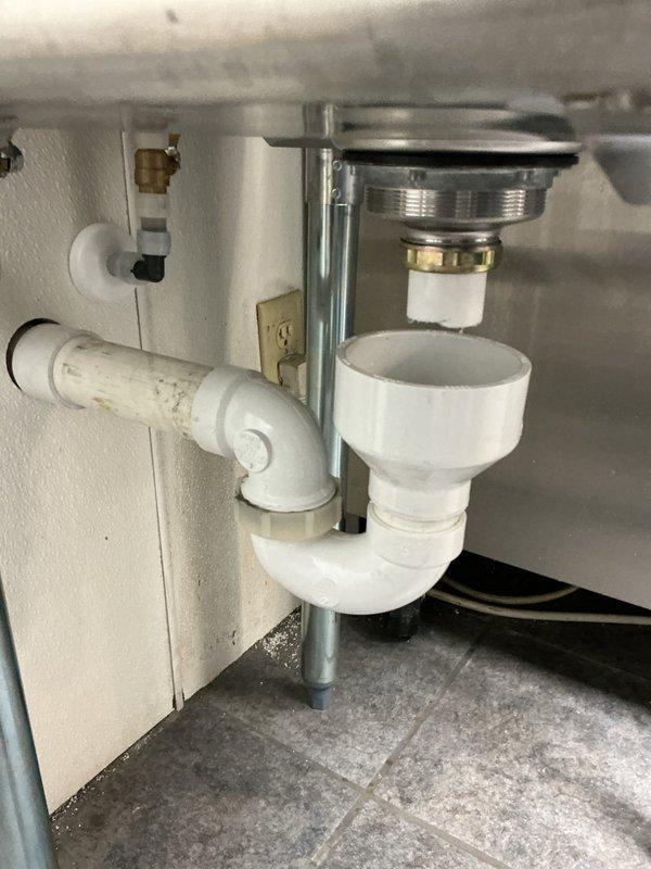 Responded to health inspector compliance issue by installing an air gap on food prep sink that was previously connected incorrectly. Attempted to address two urinals with slow drainage but determined they required professional drain cleaning. Referred client to Roto Rooter for urinal service as the blockage was beyond standard maintenance capabilities.