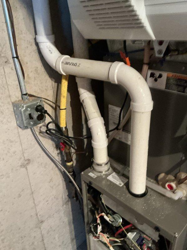 Responded to no heat call for 3-year-old Lennox system displaying "GS calibration failure 276-692" error. Diagnosed concentric venting issue with blocked exhaust side. Temporarily rerouted exhaust vent through the incoming vent and utilized basement air for combustion to restore heat function. Proper venting configuration will require permanent repair.