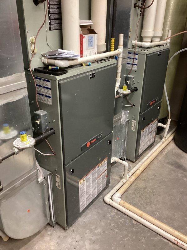 Diagnosed ongoing heating issues with furnace #3, finding that multiple indoor room sensors were failing to communicate with the thermostat system. Attempted reconnection of existing sensors and replacement of thermostat without success. Will return with replacement room sensors to resolve the temperature control problems affecting multiple zones.