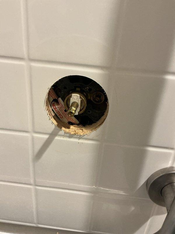 Responded to a service call to replace multiple bathroom cartridges. Successfully installed Moen shower cartridges in various units before maintenance personnel halted the job, indicating a decision to replace all faucets instead of just the cartridges. Original scope included installation of 13 bath cartridges and 8 shower cartridges (customer supplied), plus 6 shower cartridges (company provided).