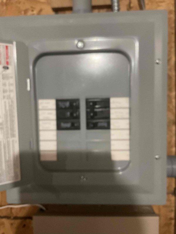 Successfully installed new electric heating element for zone 1 and replaced control board as scheduled. Electrical connections were verified at the circuit breaker panel, ensuring proper power supply to the newly installed components.