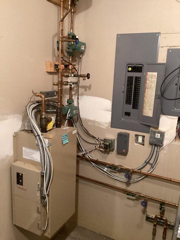 Performed annual maintenance on 2-year-old Lennox gas furnace. Cleaned condensate line and flame sensor, inspected system components, and verified proper operation. Replaced 16x25 air filter and completed comprehensive tune-up with all systems functioning optimally.