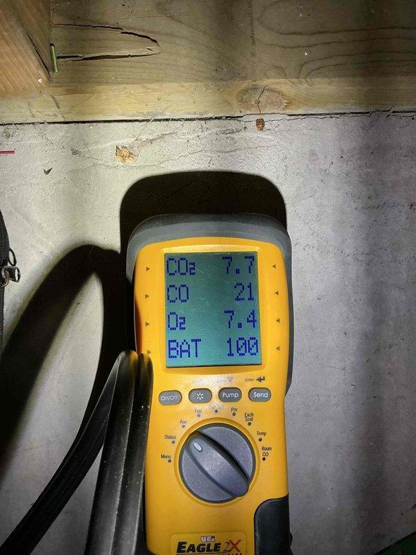 Performed routine maintenance on 7-year-old gas furnace, including comprehensive inspection with combustion analysis (CO2: 7.7, CO: 21, O2: 7.4). Found and replaced built-up filter to improve system efficiency and airflow.