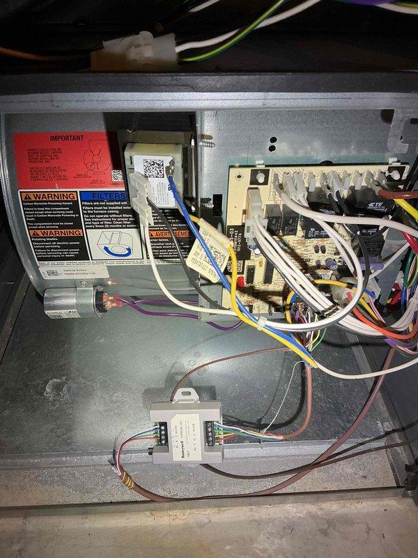 Performed routine maintenance on 7-year-old gas furnace, including comprehensive inspection with combustion analysis (CO2: 7.7, CO: 21, O2: 7.4). Found and replaced built-up filter to improve system efficiency and airflow.