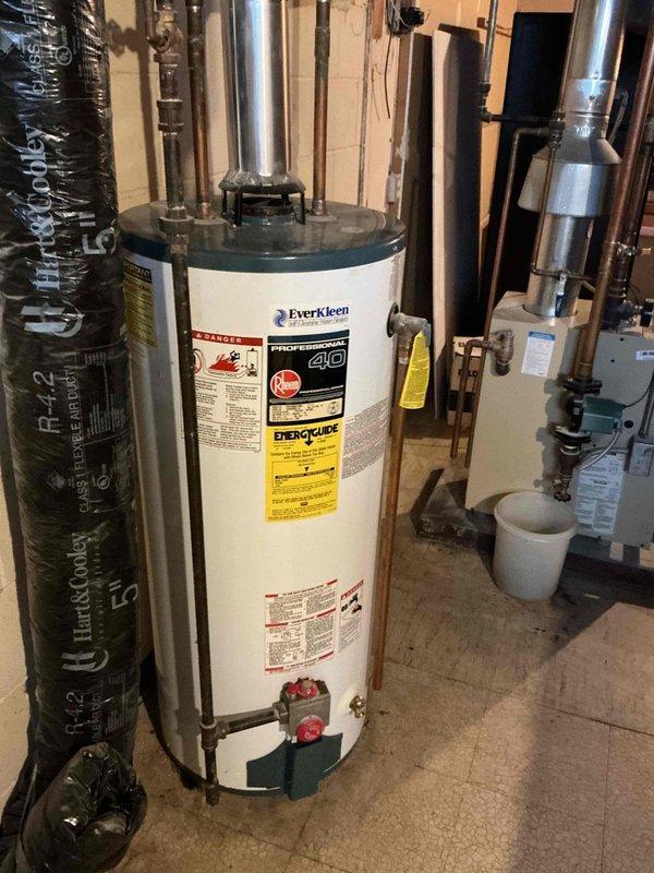 Responded to emergency no-heat call for 10+ year old boiler system. Found multiple issues including power/gas shutoff, low pressure, failed circulation pump, plugged vents, compromised expansion tank, and worn thermocouple. System also exhibited problems with seized water supply valve and required air vent replacement. Restored system functionality by addressing critical components; customer was advised of additional concerns regarding piping and air separator that will require future attention.