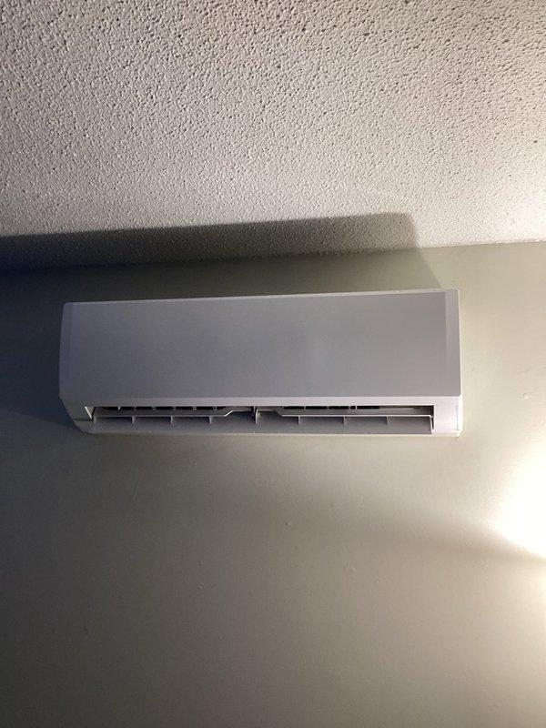 Replaced noisy blower motor in bedroom ductless mini-split head unit. Performed additional cleaning of the system to address customer concern about air quality issues. Parts were ordered through comfort advisor for this first service call, with installation completed upon parts availability.