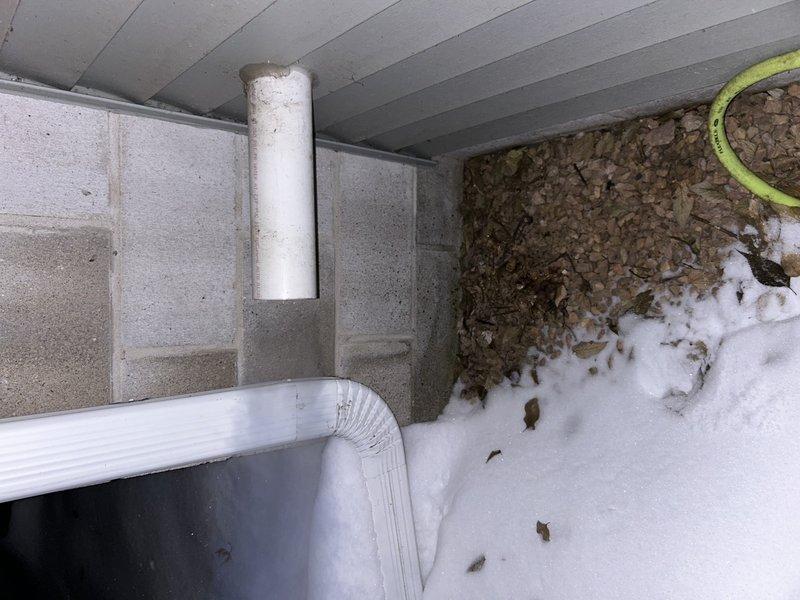 Responded to no heat service call for furnace displaying pressure switch error code 271. Upon arrival, system was operating normally; however, inspection revealed improper exhaust configuration presenting safety concerns. Documented non-compliant venting arrangement with photos in unfinished basement under construction. Advised homeowner of code violations and potential hazards related to exhaust system. Customer will contact for corrective measures.