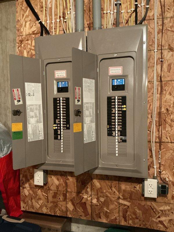 Responded to recurring humidifier leak issue. Discovered water panel had fallen inside ductwork, causing water to drip from bottom fastener instead of flowing through drain line. Removed dislodged panel and installed new customer-provided water panel to resolve the issue.