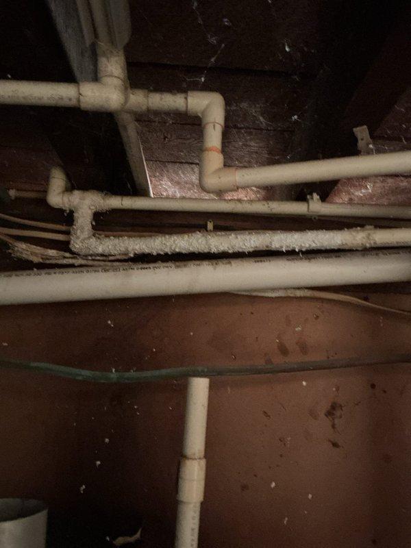 Responded to water leak in basement caused by corroded piping. Upon inspection, identified deteriorated CPVC and 3/8" soft copper water line sections actively leaking. Removed compromised piping sections and replaced with PEX piping using proper fittings and connections. Tested system for proper water flow and verified no additional leaks present. Also inspected multiple leaking faucets as requested by customer and documented conditions for future repair recommendations.