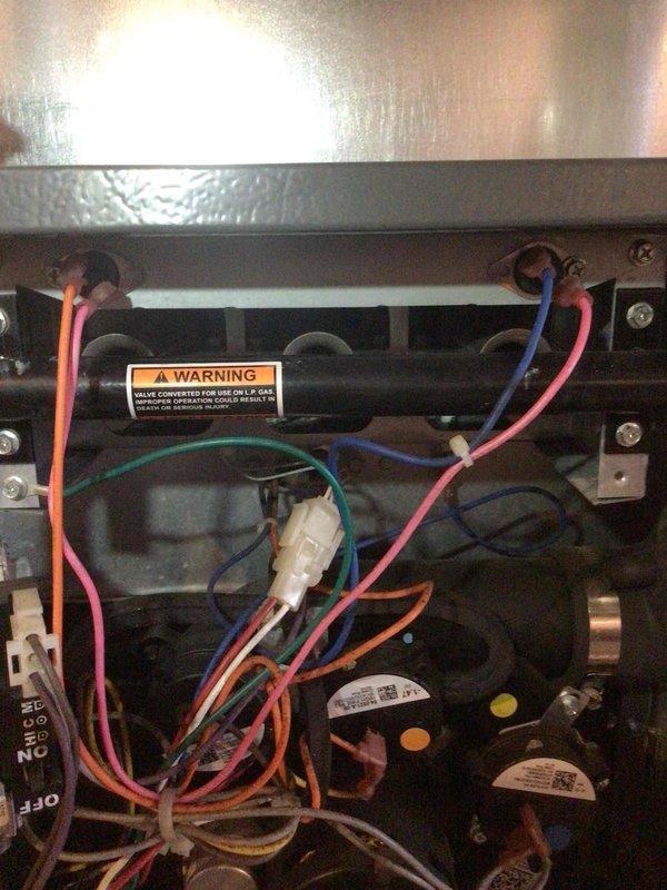 Wilson, WI - Diagnosed furnace no-heat issue caused by malfunctioning burners. Performed temporary cleaning and manually assisted ignition to restore heating function. Ordered replacement burner assembly as existing components were not reliably self-igniting.