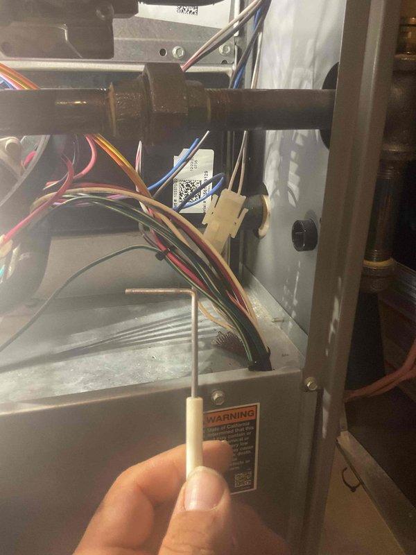 Completed annual furnace tune-up on 9-year-old system as part of 2x yearly recurring service agreement. Performed comprehensive inspection of heating components including examination of evaporator coil condition and electrical connections. All systems functioning properly with no issues identified.