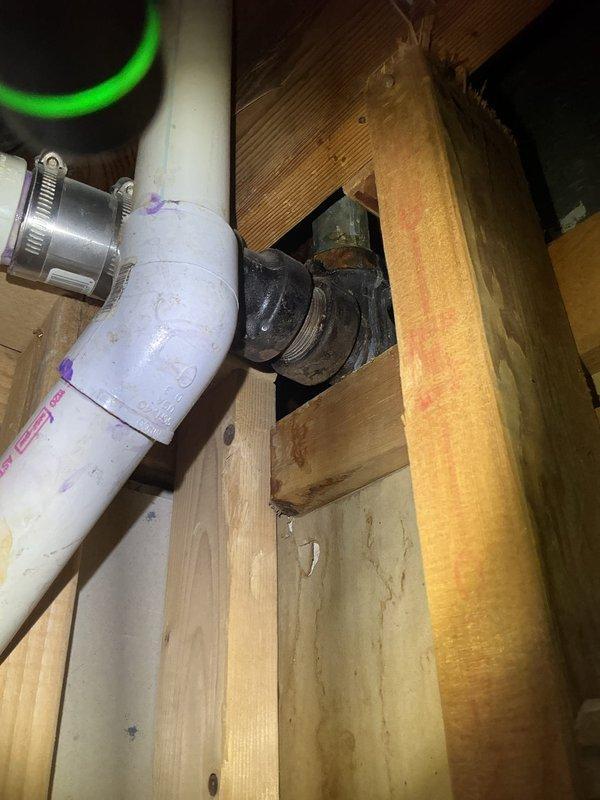 Completed installation of a new main water service valve (up to 1") before the meter and replaced the frost-free hose bibb utilizing existing connections. Service included complete repiping of the meter/main valve assembly and installation of a new exterior frost-proof spigot with proper interior piping through the wooden framing structure.