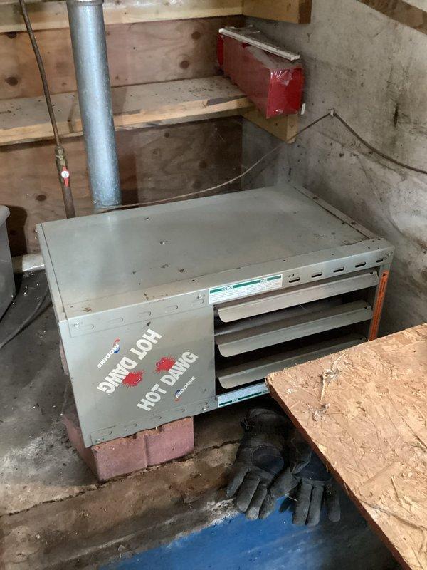 Spring Valley, WI - Diagnosed Hot Dawg heater with pressure switch error code causing intermittent operation. Found plugged pressure switch hose, cleared obstruction and restored proper pressure sensing. Performed comprehensive system inspection with all components verified in specification. Unit now functioning properly with normal heating operation.