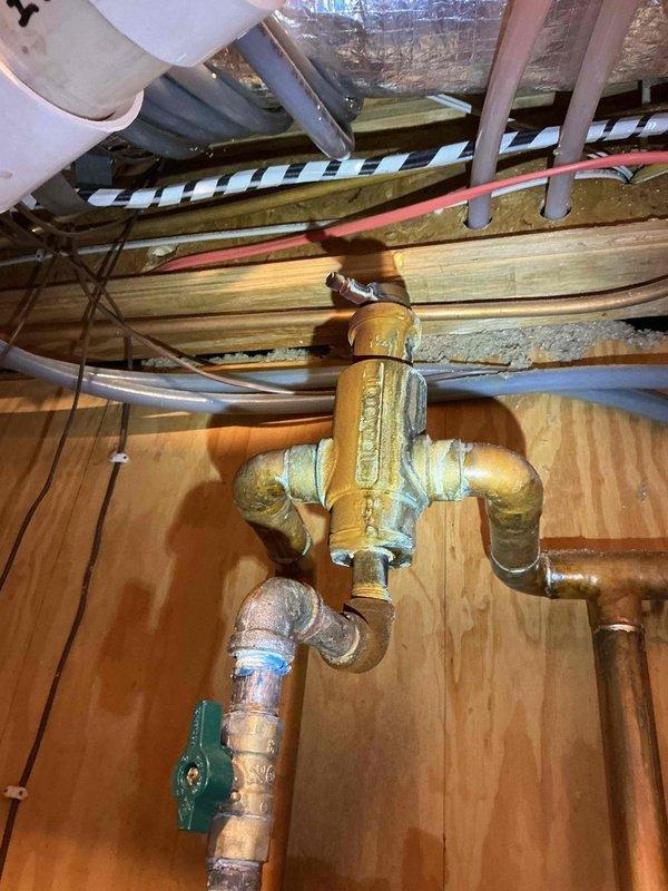 Responded to no heat/hot water call for HTP boiler system. Diagnosed failed ignition sequence and identified leaking at copper valve assembly showing significant oxidation. System requires replacement; recommended customer speak with comfort advisor regarding options.