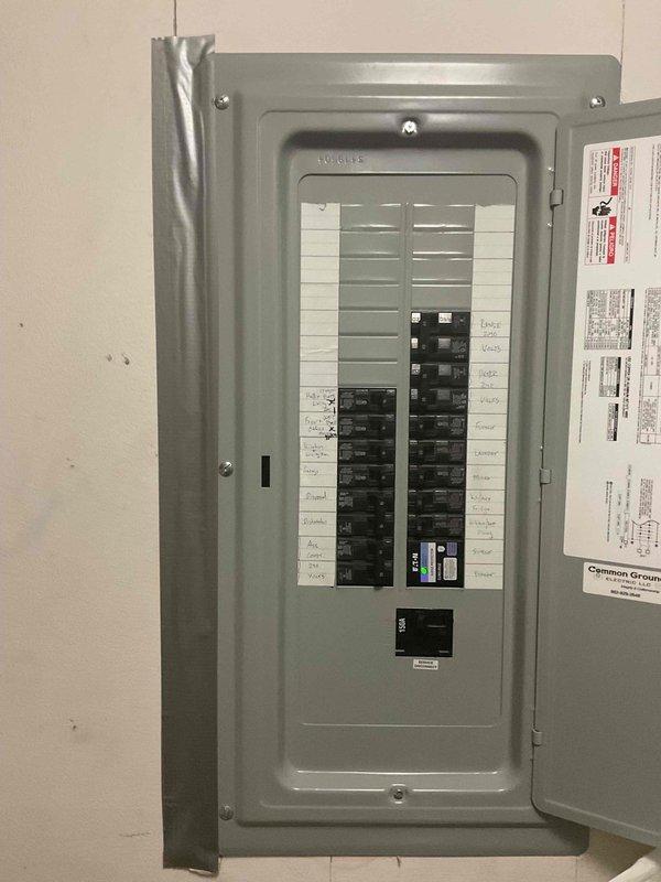 Responded to no heat complaint on unit that had recent tune-up. Inspected system including electrical panel, breaker status, and thermostat functionality. Determined cause was dirty filter with white powder accumulation; customer advised to call back if unit shuts down again to capture diagnostic code.