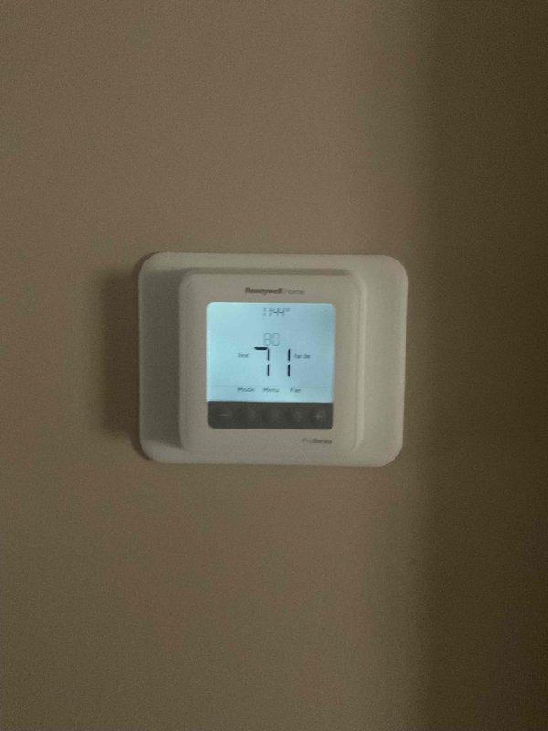 Responded to no heat complaint on unit that had recent tune-up. Inspected system including electrical panel, breaker status, and thermostat functionality. Determined cause was dirty filter with white powder accumulation; customer advised to call back if unit shuts down again to capture diagnostic code.