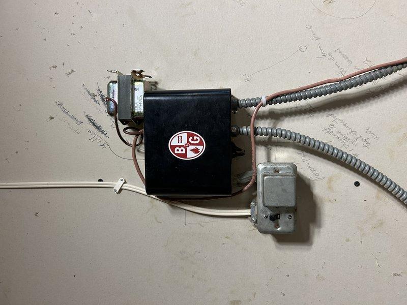 Completed 3-hour repair service involving replacement of a 1/2-1" three-way zone valve for basement heating system. Installed new zone valve and two new thermostats, with specific instruction to customer regarding gradual temperature adjustment (1° at a time) for basement thermostat to prevent overheating. Successfully tested floor heating system and upstairs zones, confirming proper operation of all components.