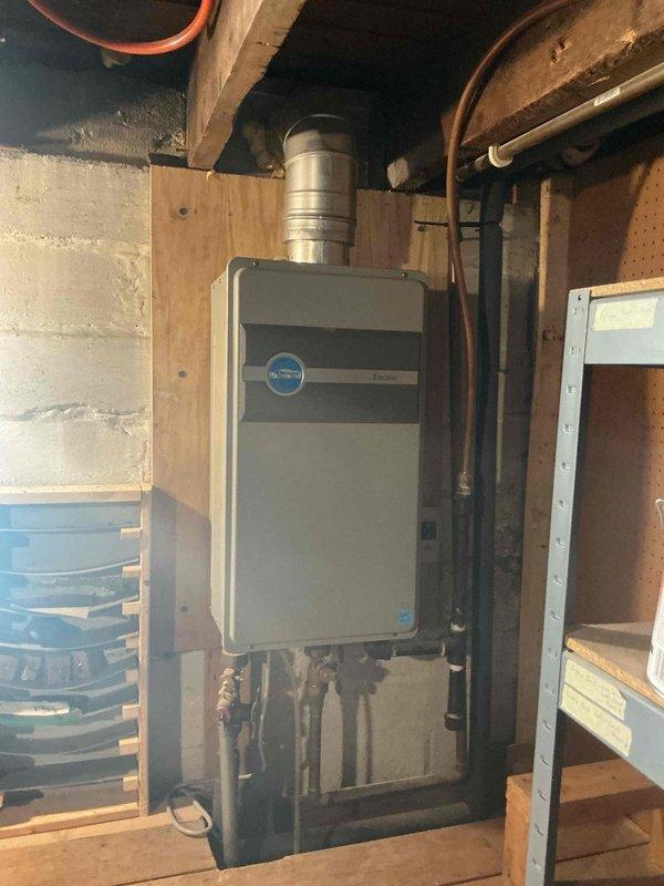 Responded to service call for non-functioning garbage disposal and slow draining kitchen sink. Diagnosed complete disposal failure and significant drain blockage affecting both sink and dishwasher operation. Installed new garbage disposal unit and performed cable clearing of the drain line to restore proper drainage and functionality.