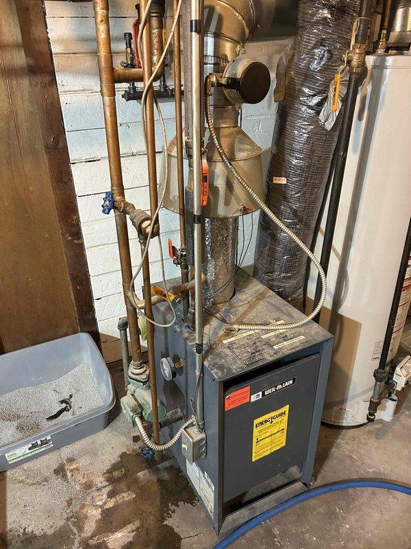 # Radiator Valve Replacement

Responded to service call for residential heating system at property being prepared for sale. Upon inspection, identified faulty radiator valve causing system malfunction. Located replacement valve on service vehicle and proceeded with installation. Removed defective valve from copper piping system and installed new valve using proper fittings and connections. Verified all connections were secure and leak-free. Tested heating system operation to confirm proper function of new valve and overall system performance. Job completed in approximately 2 hours. System restored to full operational status with new valve properly integrated into existing piping infrastructure.