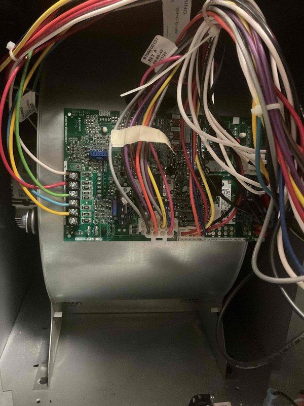 Responded to no heat call on furnace that had been previously serviced approximately one month prior for the same issue. Upon arrival, accessed utility room and performed diagnostic testing on furnace control system. Confirmed defective control board as root cause of heating failure. Removed failed control board from control panel enclosure and installed new replacement board. Reconnected all low-voltage control wiring to proper terminals on new board, ensuring secure connections at all terminal strips and connector blocks. Restored power to unit, verified proper operation of heating system, and confirmed furnace cycled normally through all operational sequences.