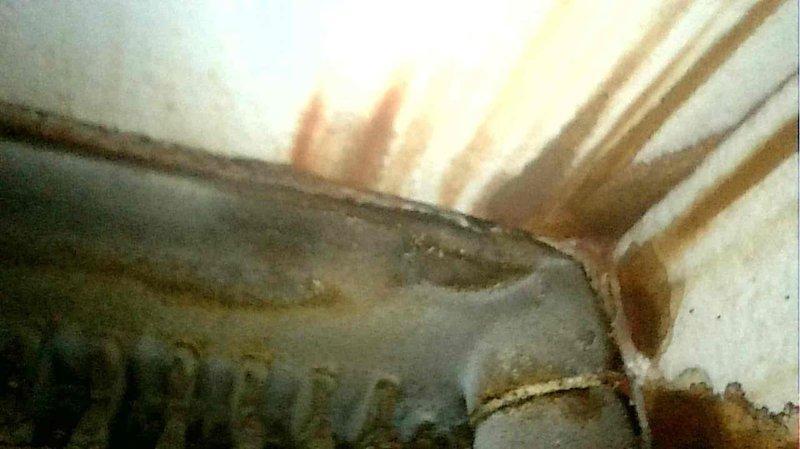 Performed comprehensive HVAC system inspection for rental property in preparation for new tenant occupancy. Thoroughly checked over boiler systems and found all equipment operating within normal parameters with no issues requiring attention. Documented existing condition of evaporator coils showing age-related discoloration and oxidation on fins, as well as insulation materials displaying water staining and deterioration, though systems remain functional at this time.