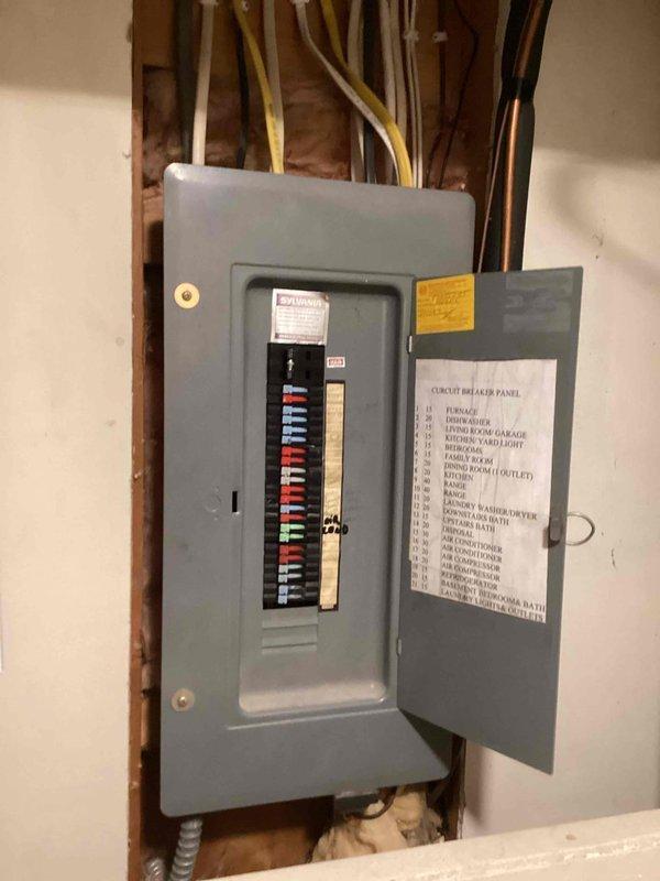 Repaired water softener leak by properly repositioning clip on 12-4 hose. Identified main line drainage issue in house causing tub to drain slowly and referred customer to a specialized drain company for further assistance.