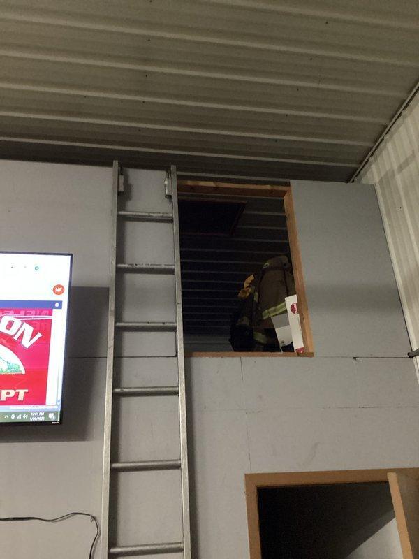 Nelson, WI - Responded to no heat call for commercial tube heater system. Upon arrival, found both units operational with temperature at 65°F. Customer had recently brought cold trucks in following a fire call, creating excessive heating load. Replaced thermostat as requested by customer and verified proper system operation. Recommended cleaning reflectors to improve radiant heat efficiency of the tube heater.