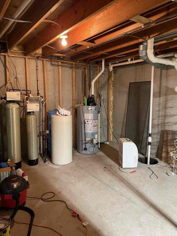 Colfax, WI - Completed warranty service work on HVAC system by replacing defective flue collar. Inspected installation in basement mechanical area and verified proper operation of all components after repair. System is now functioning correctly with no further issues.