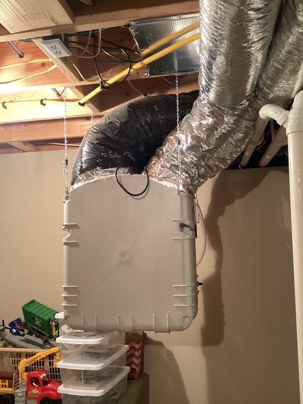 Performed preventative maintenance tune-up on 18-year-old LP furnace. Inspected heat exchanger with no compromises found, verified condensate drainage, and tested system operation with 47-degree temperature rise. Identified inducer motor drawing higher than specified amperage (3.4A vs. 2.8A spec) with audible noise; balanced blower wheel and confirmed all other electrical components within specifications. Recommended obtaining estimate for inducer motor replacement.