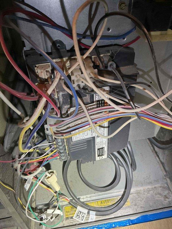 Performed comprehensive furnace inspection per customer request. Upon examination, identified a worn-out heat exchanger with elevated carbon monoxide levels, creating an unsafe operating condition. Documented findings with photos of internal components and heat exchanger damage. Recommended immediate furnace replacement due to safety concerns and equipment failure.