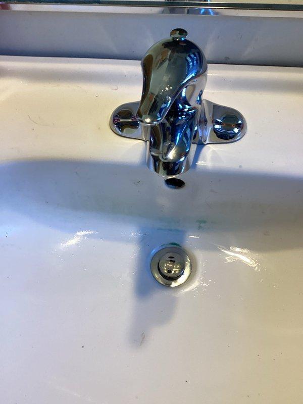 Successfully installed new Moen Chateau single-handle lavatory faucet with chrome finish, replacing existing bathroom fixture. Customer took advantage of service call promotion. Property was unoccupied during service with access instructions followed as requested.