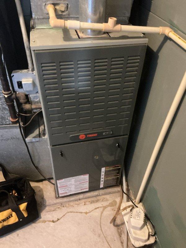 Responded to service call for a 15-year-old Trane 80% furnace experiencing intermittent burner shutdown with 2-blink code (excessive ignition attempts). Performed comprehensive diagnostic inspection including heat exchanger, combustion system, ignition components, and filter; furnace operated normally during visit with no observable issues. Second service company to evaluate with same findings.